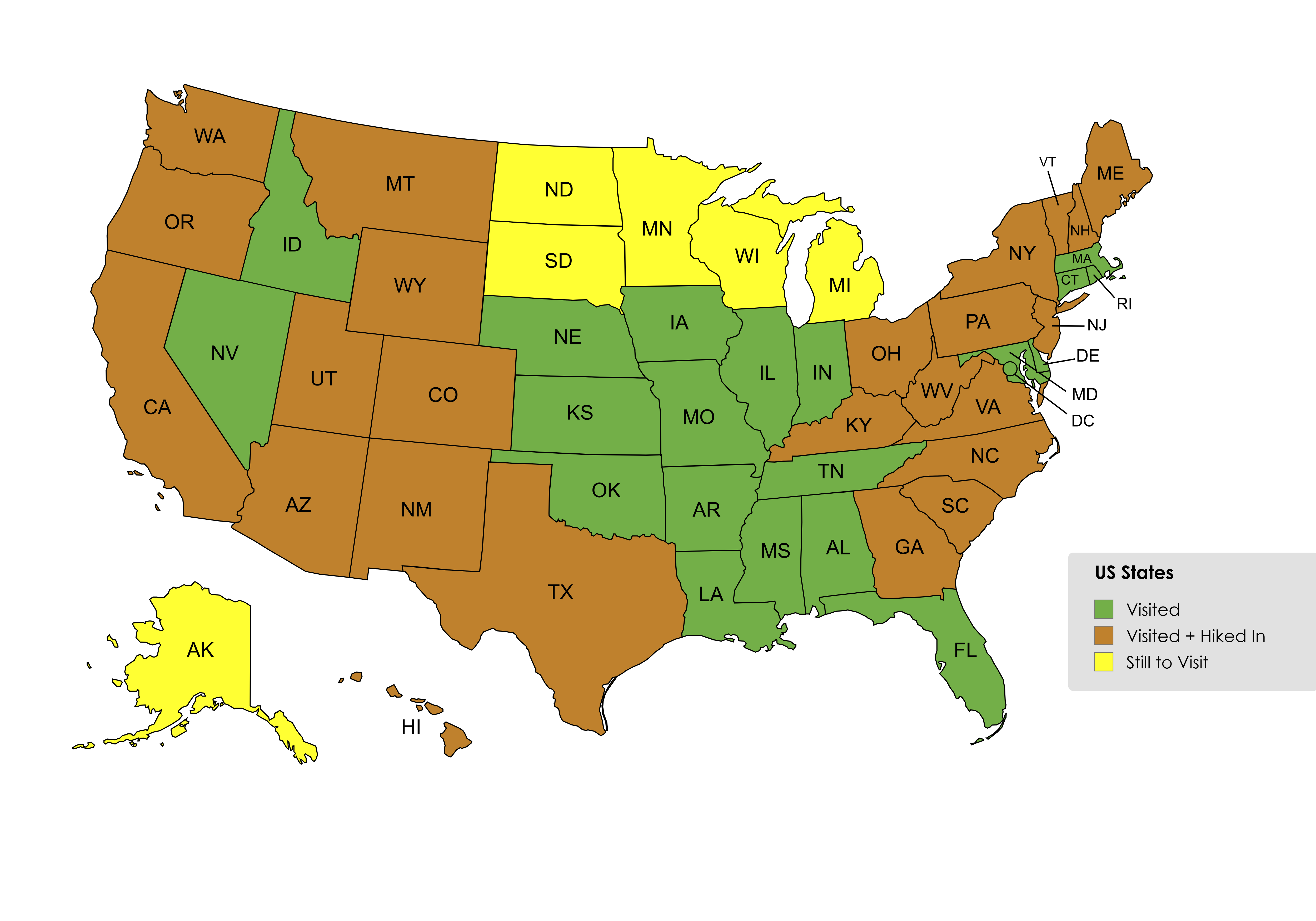 States I've Visited